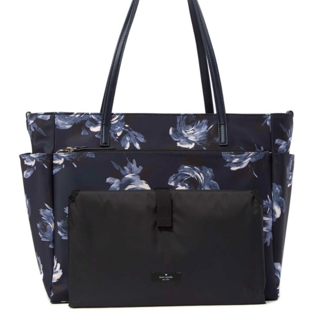 authentic Kate Spade Nylon/Leather Baby Bag/Tote🦋 - Picture 2 of 8
